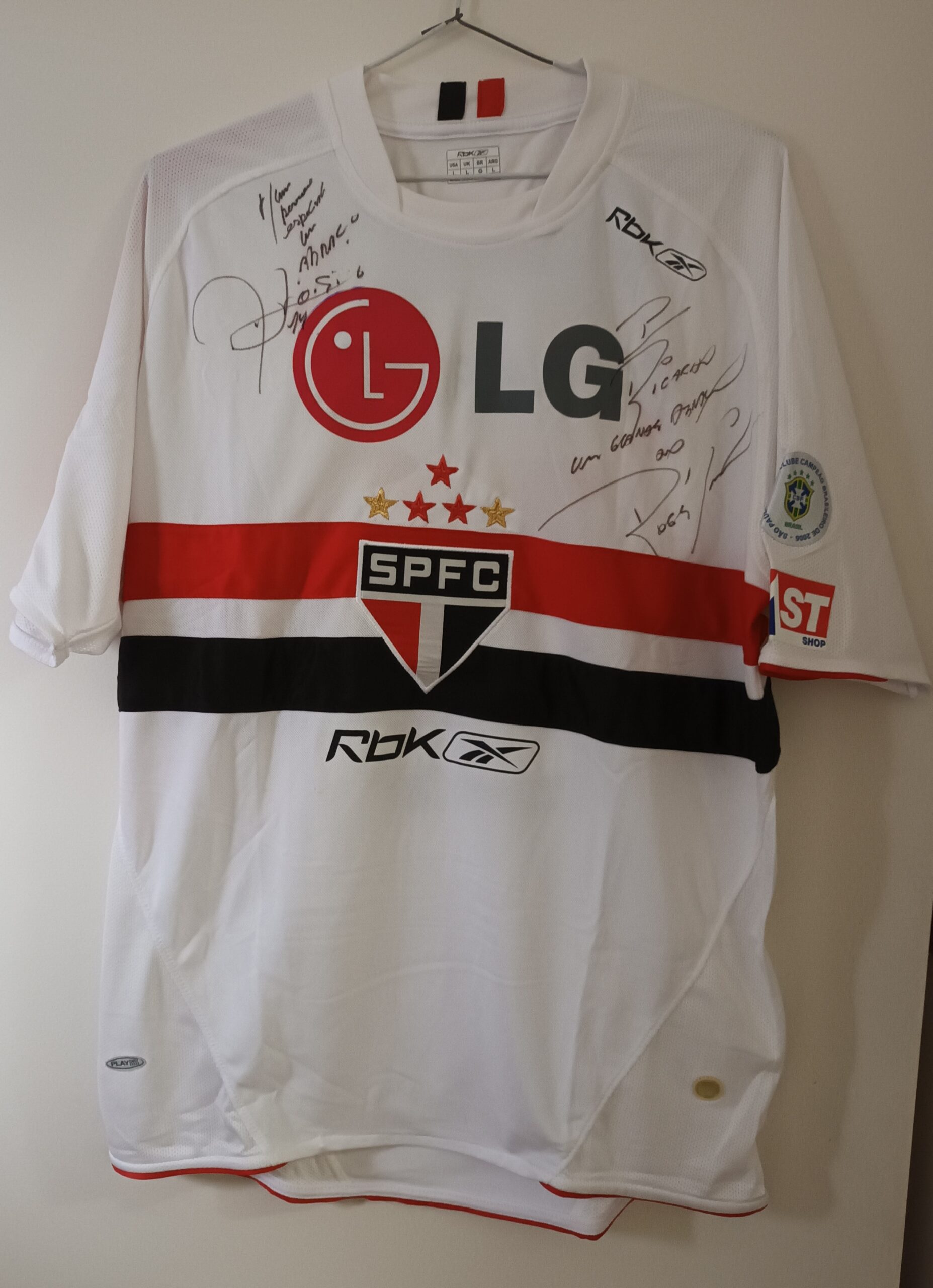 Camisa SPFC Autografada