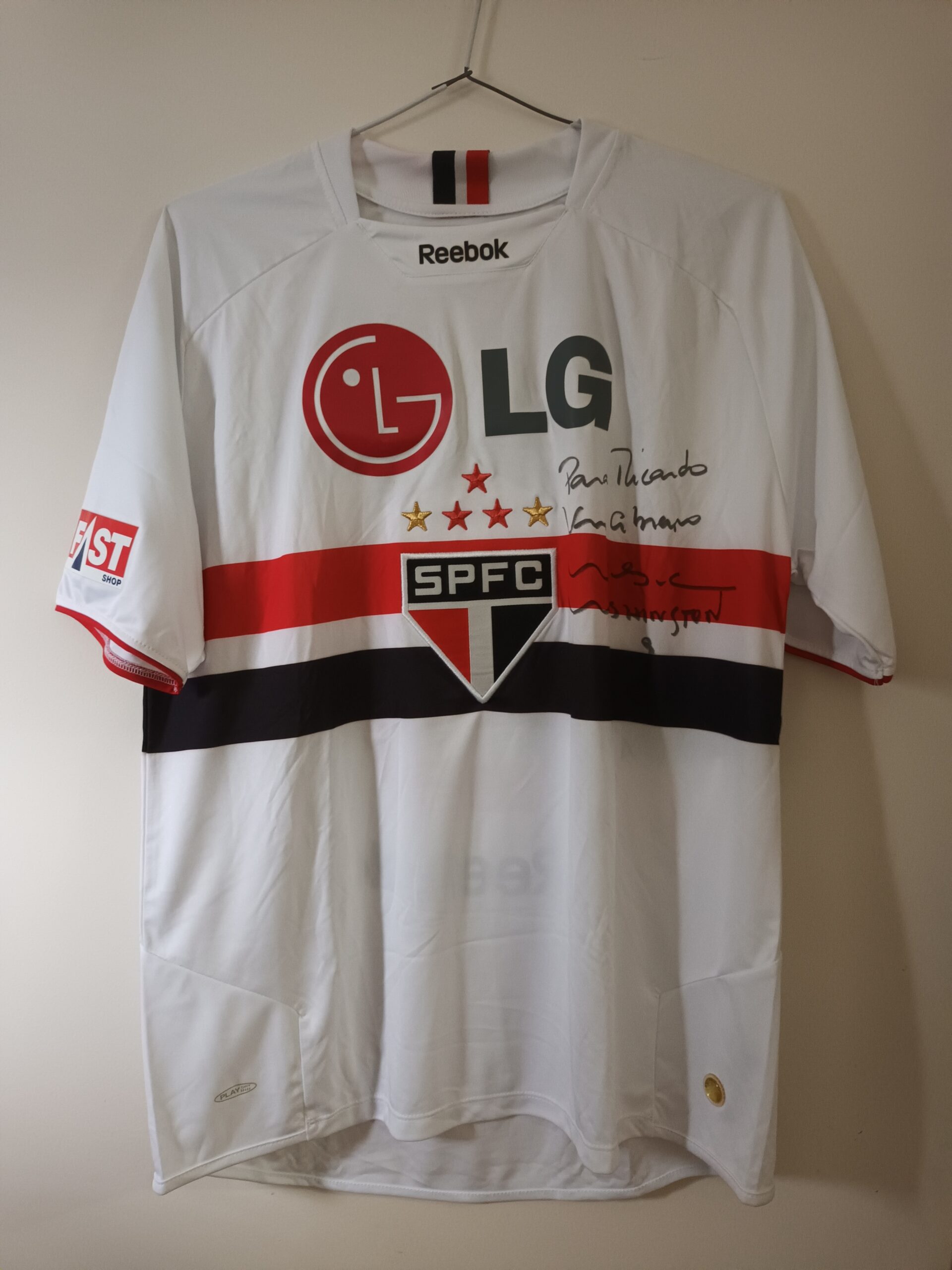 Camisa SPFC Autografada