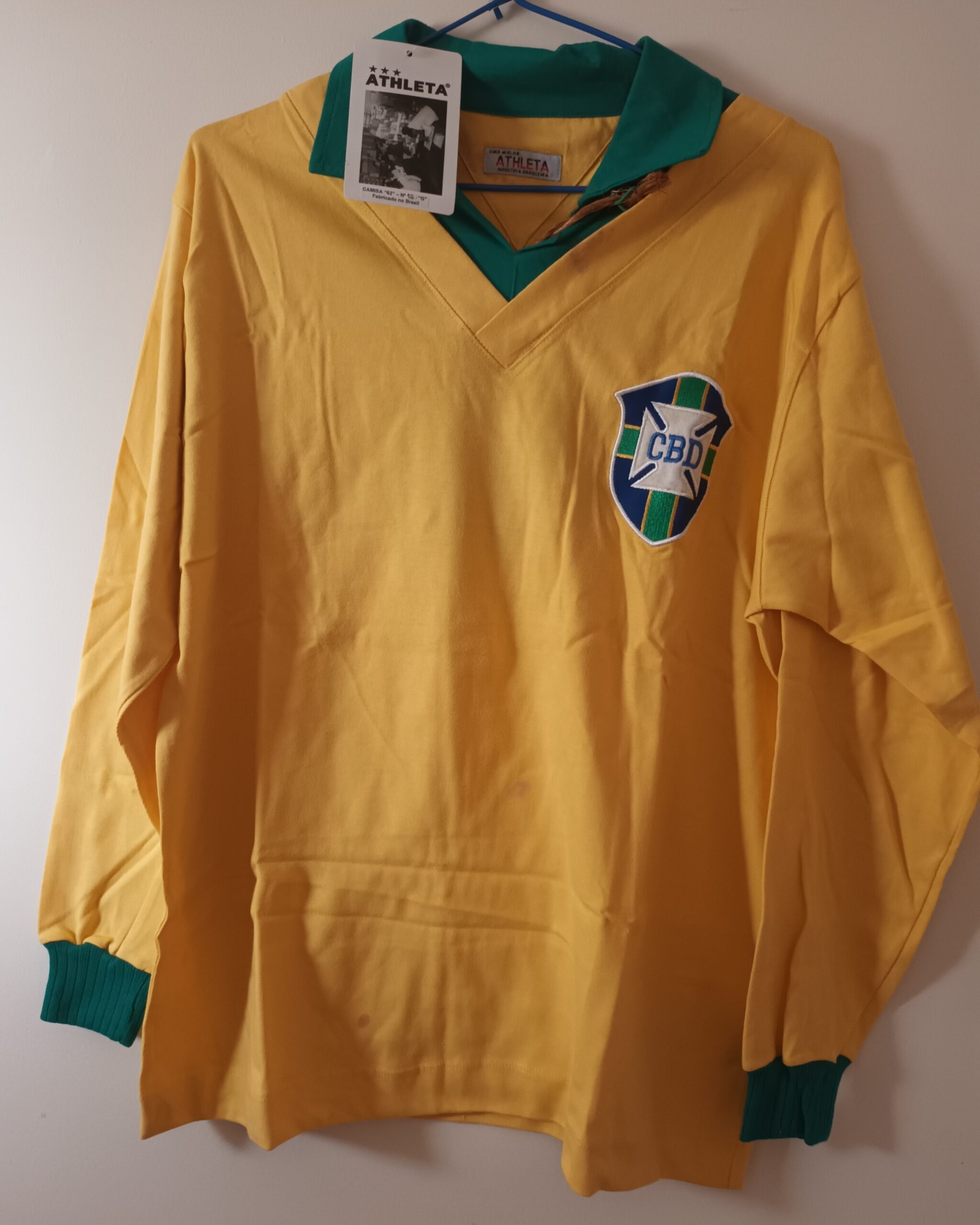Camisa retro Selecao Brasileira 1962