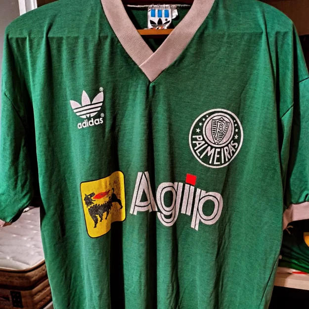 Camisa Palmeiras Agip 1987/88 Original de épica